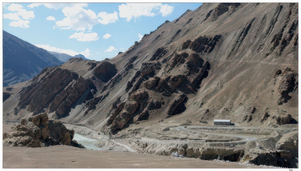 La route qui mène au monastère de Rizong est sinueuse.