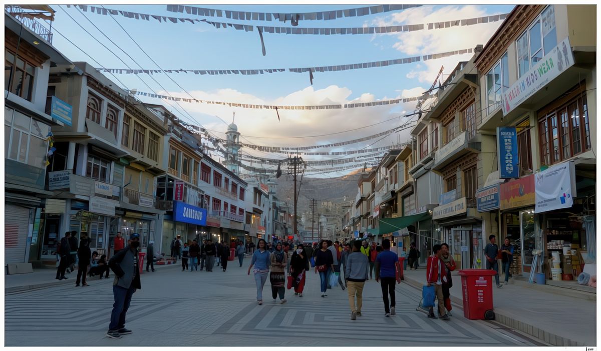 De retour à Leh, après cette journée exceptionnelle, nous retournons faire un tour dans le quartier de Main Bazaar.