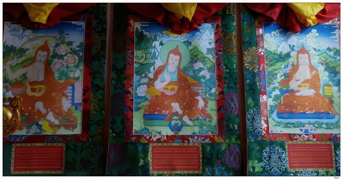 Les différentes positions du Bouddha.
