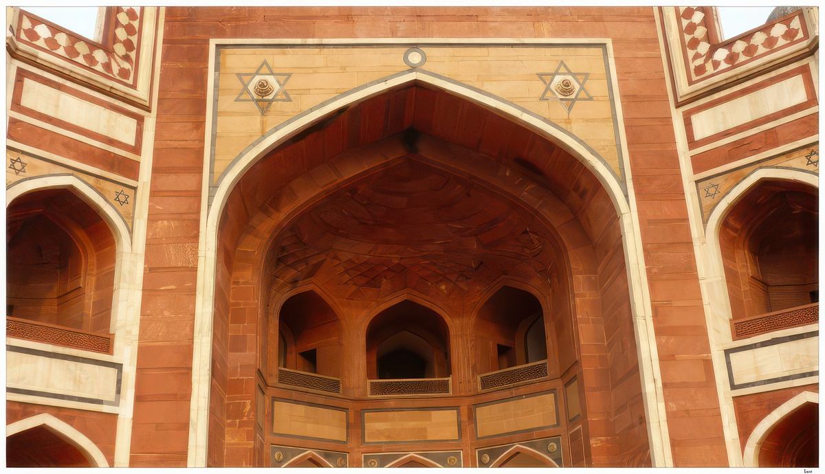Détail d'une des portes d'entrée.