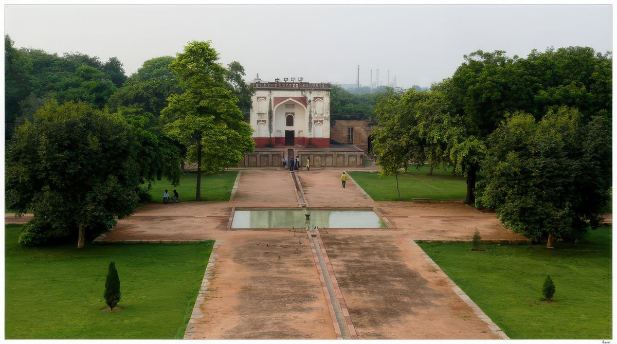Si la balade bucolique autour du mausolée est aujourd'hui si plaisante, c'est grâce à la fondation Aga Khan Trust qui lui a redonné sa splendeur d'antan ! Six années de chantier et 200 000 journées de travail ont été nécessaires. Les travaux ont permis de remettre en état le système hydraulique, de replanter un millier d'arbres et de fleurs et de redonner sa splendeur à la chambre funéraire.