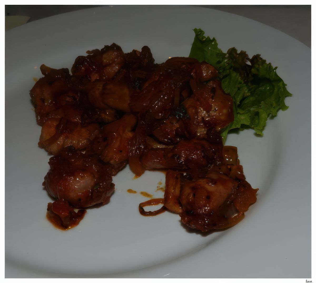 Crevettes sautées délicieuses et ce n'est pas juste 2 ou 3 crevettes dans l'assiette, heureusement car les prix sont européens!