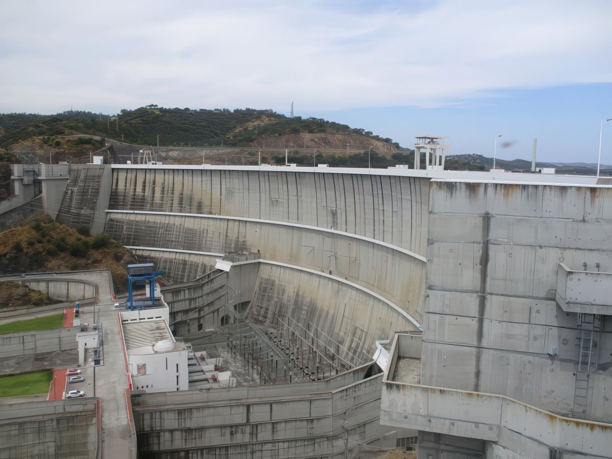 Le barrage d'Aquelva.
