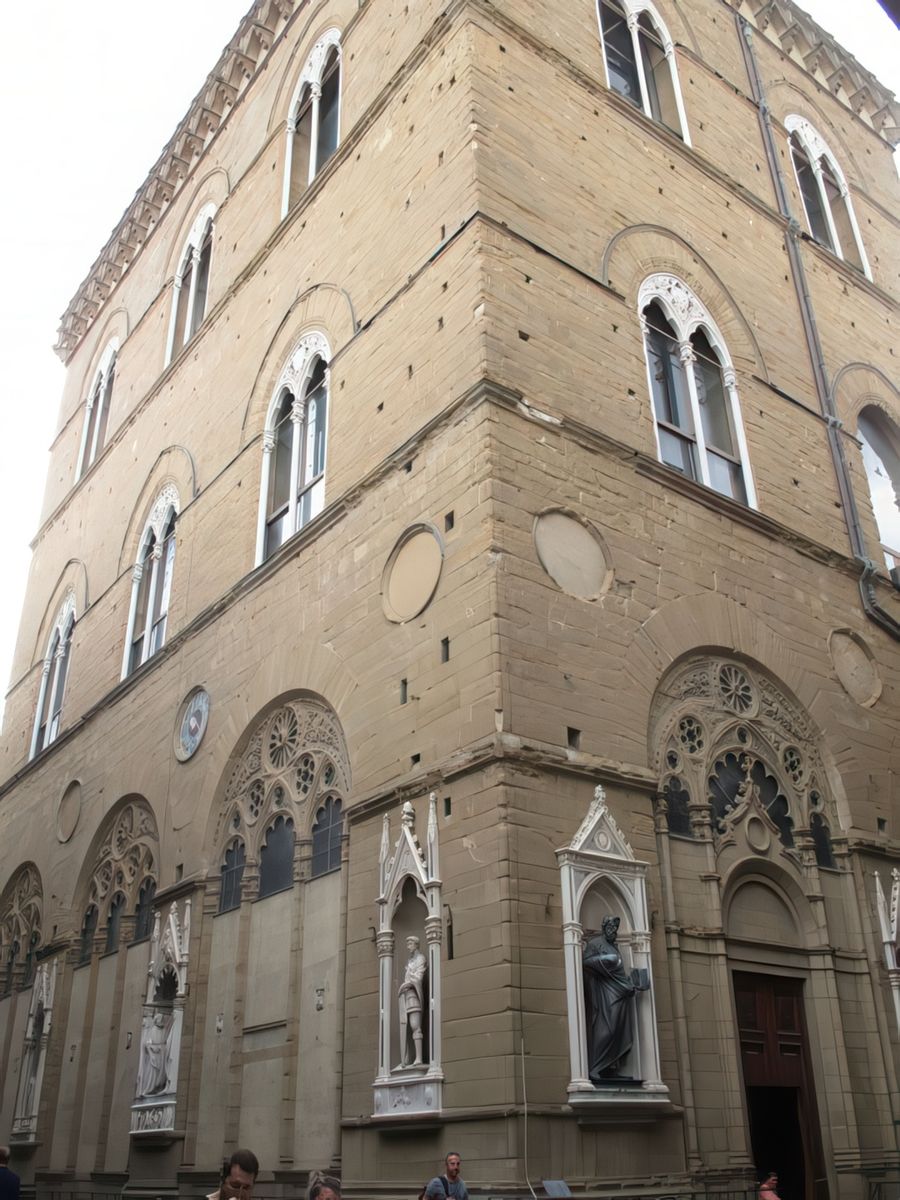 Florence: l'église Orsanmichele.