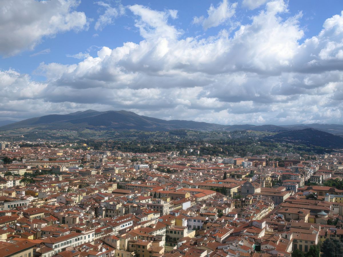 Vue générale sur Florence.