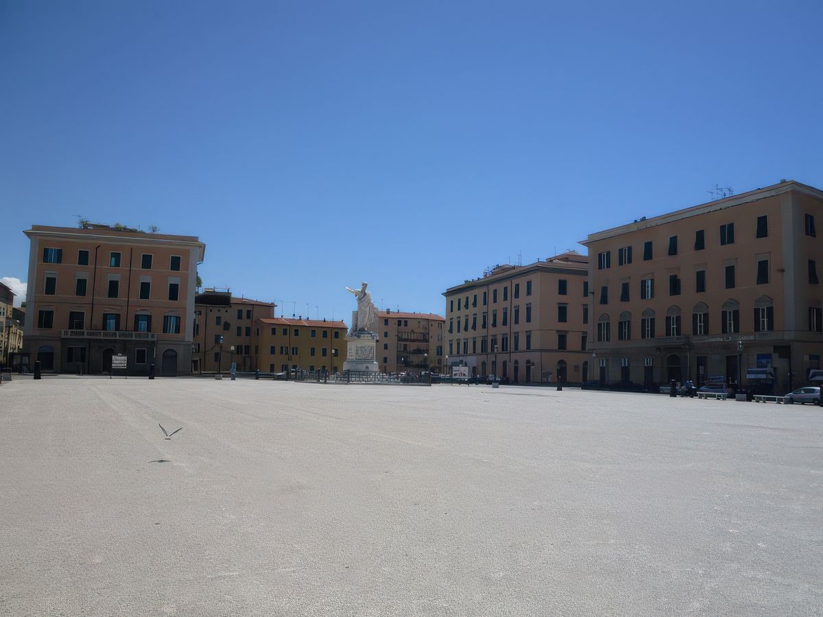 Livourne: Piazza della Republica.