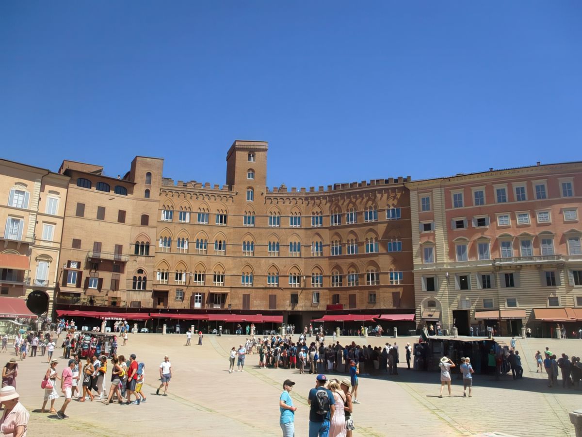 Sienne: Piazza del Campo.