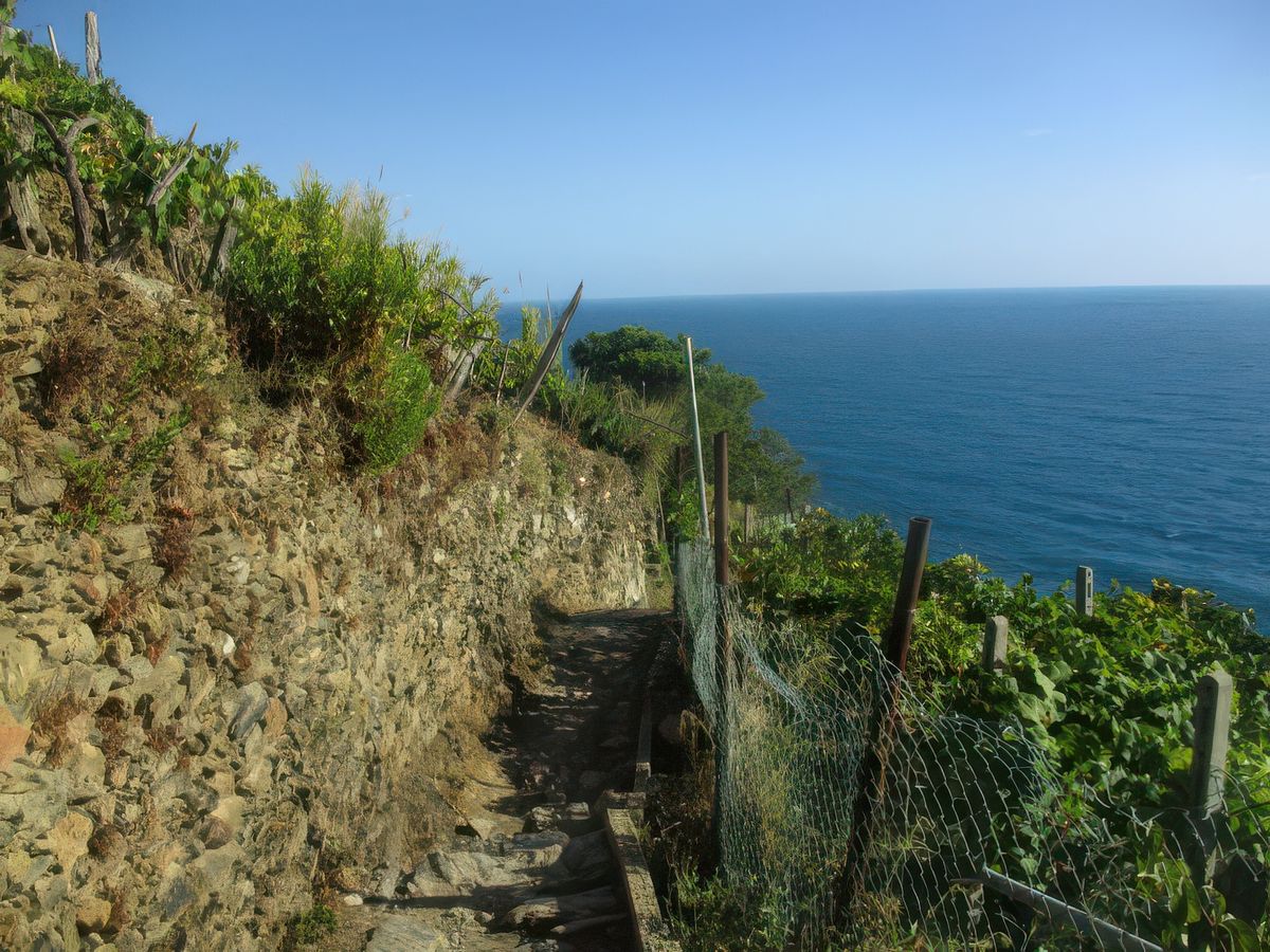 La dernière descente avant d'atteindre Vernazza!