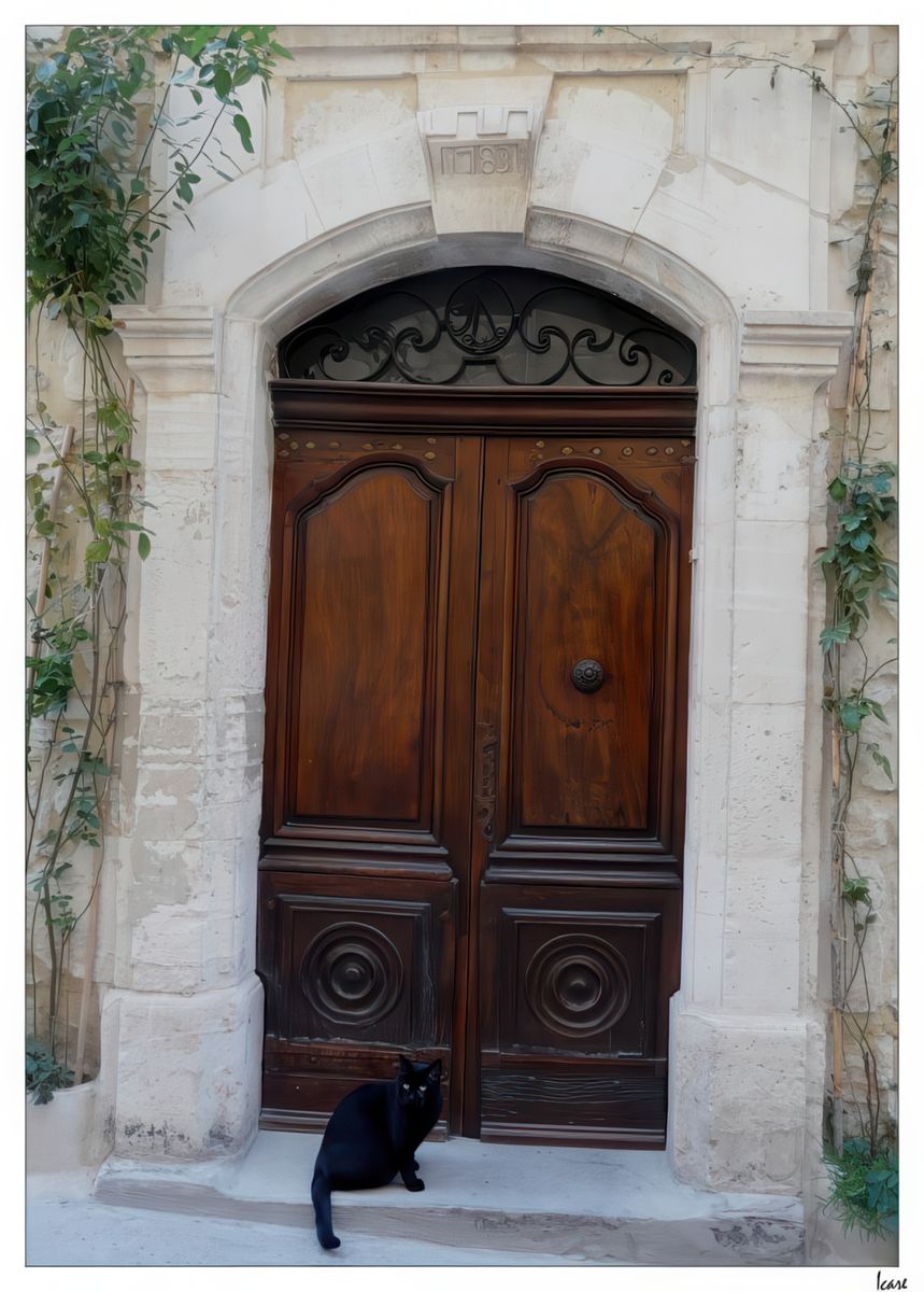 Il veut entrer dans une maison du XVIIIe siècle!