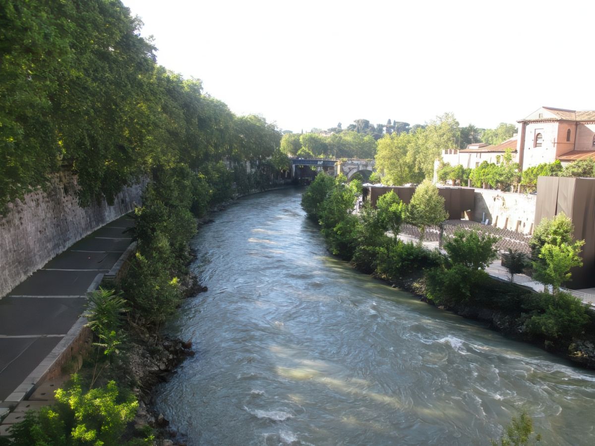 Rome: le Tibre.