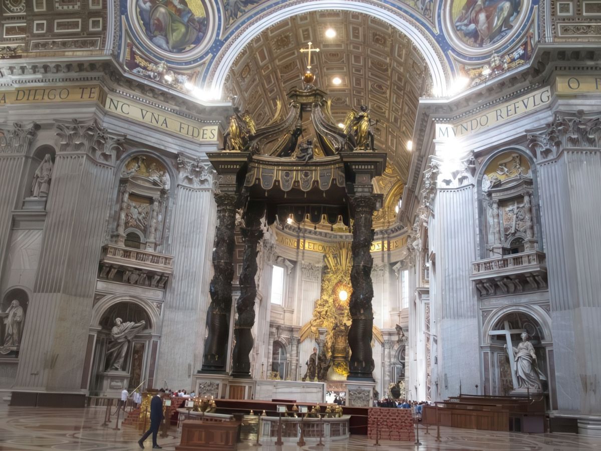 Rome: Vatican - Basilique Saint-Pierre.