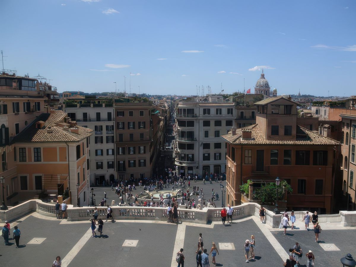 Rome: Scalinata di Trinità dei Monti.