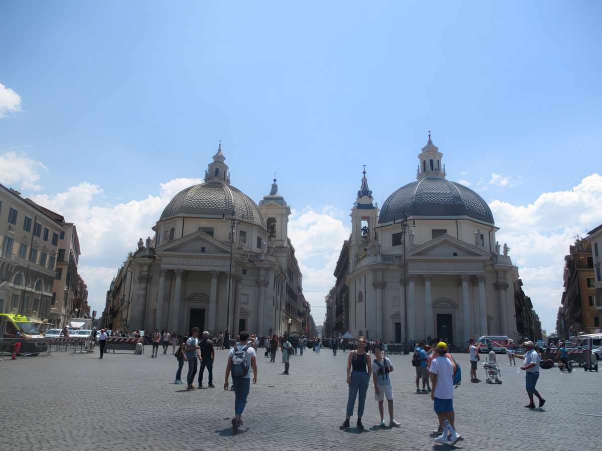 Rome: Piazza del Popolo.