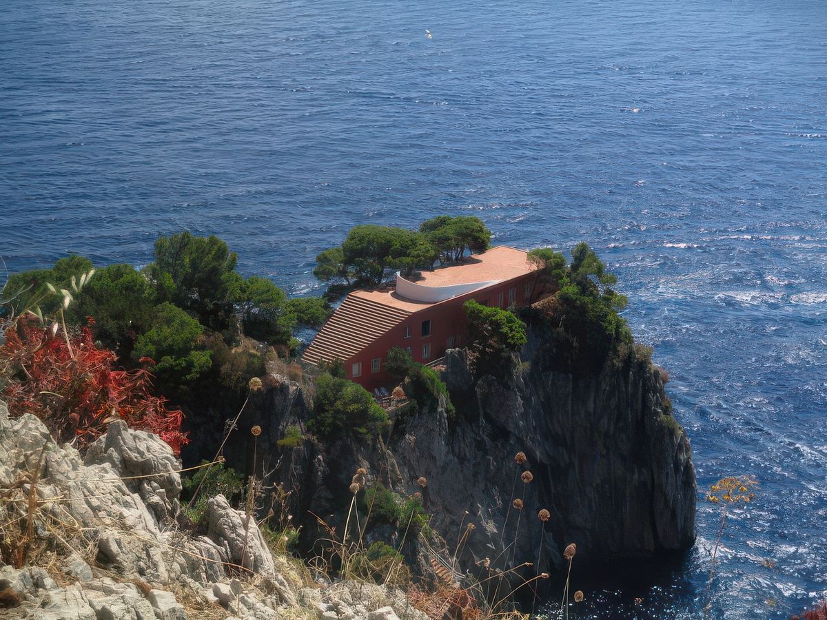 L'île de Capri: Villa Malaparte.