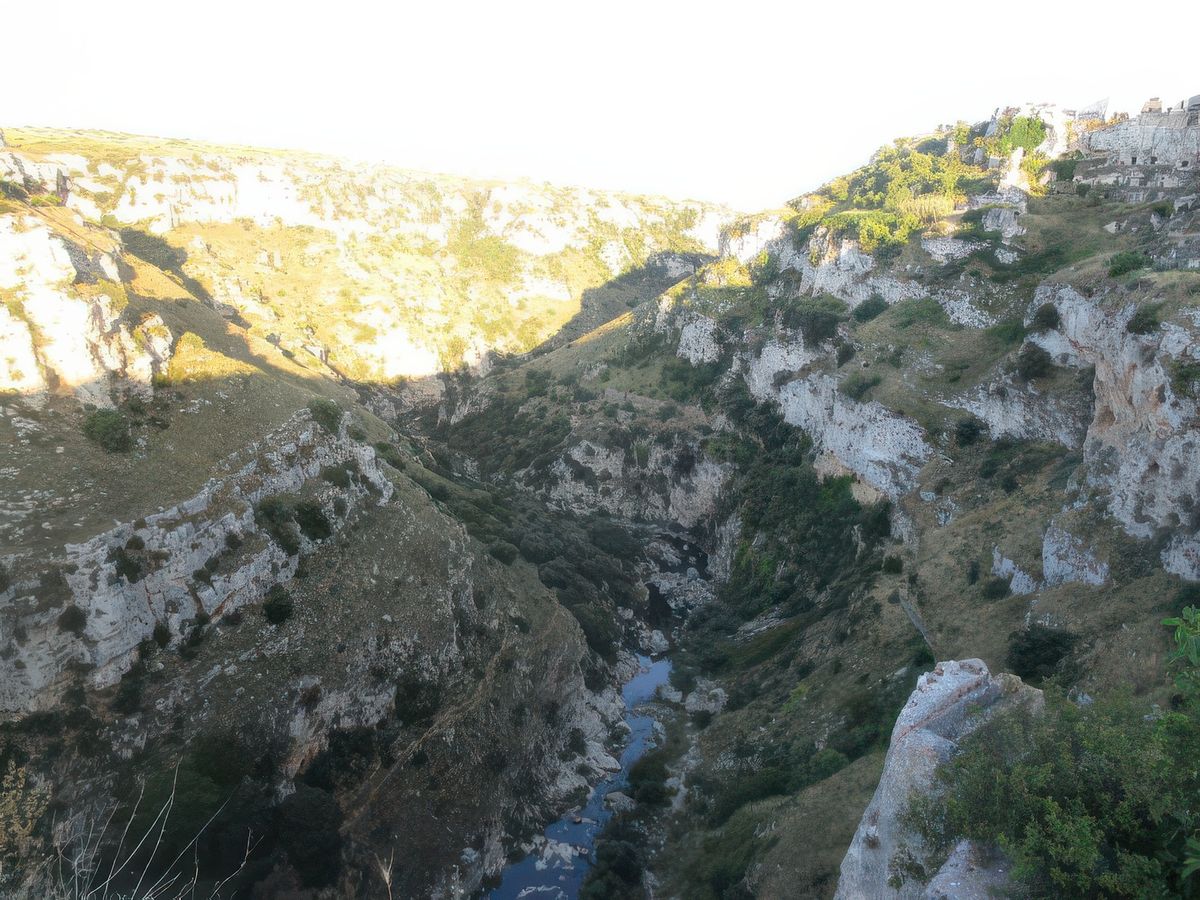 Matera: la "Gravina".