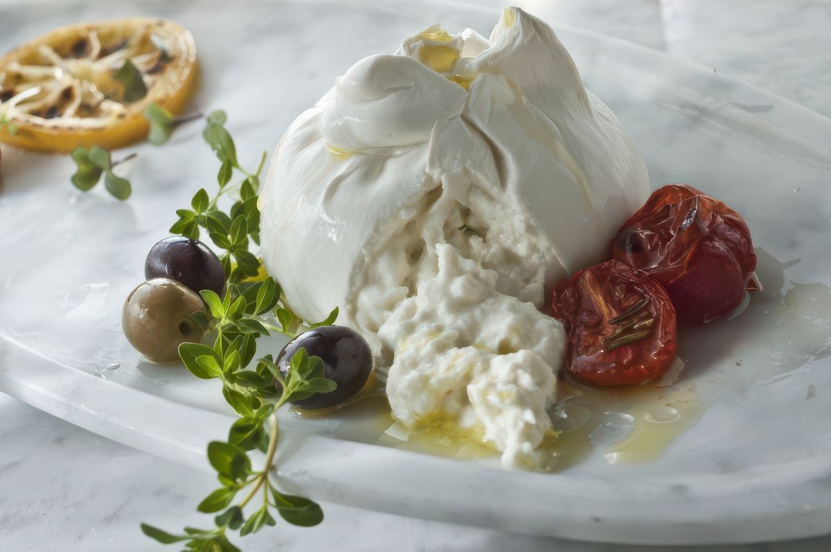 Fromage de la Pouille: la burrata.