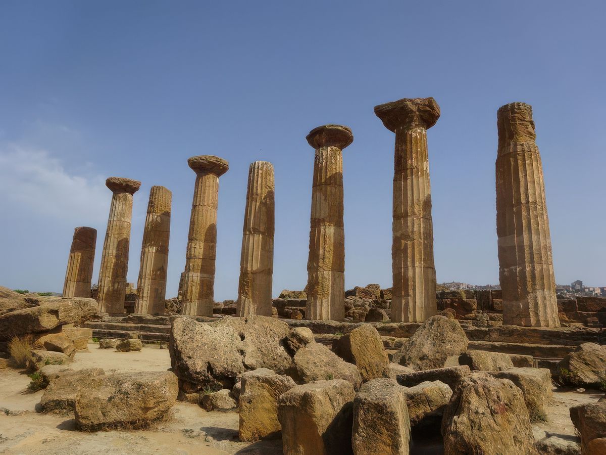 Agrigente: Vallée des Temples.