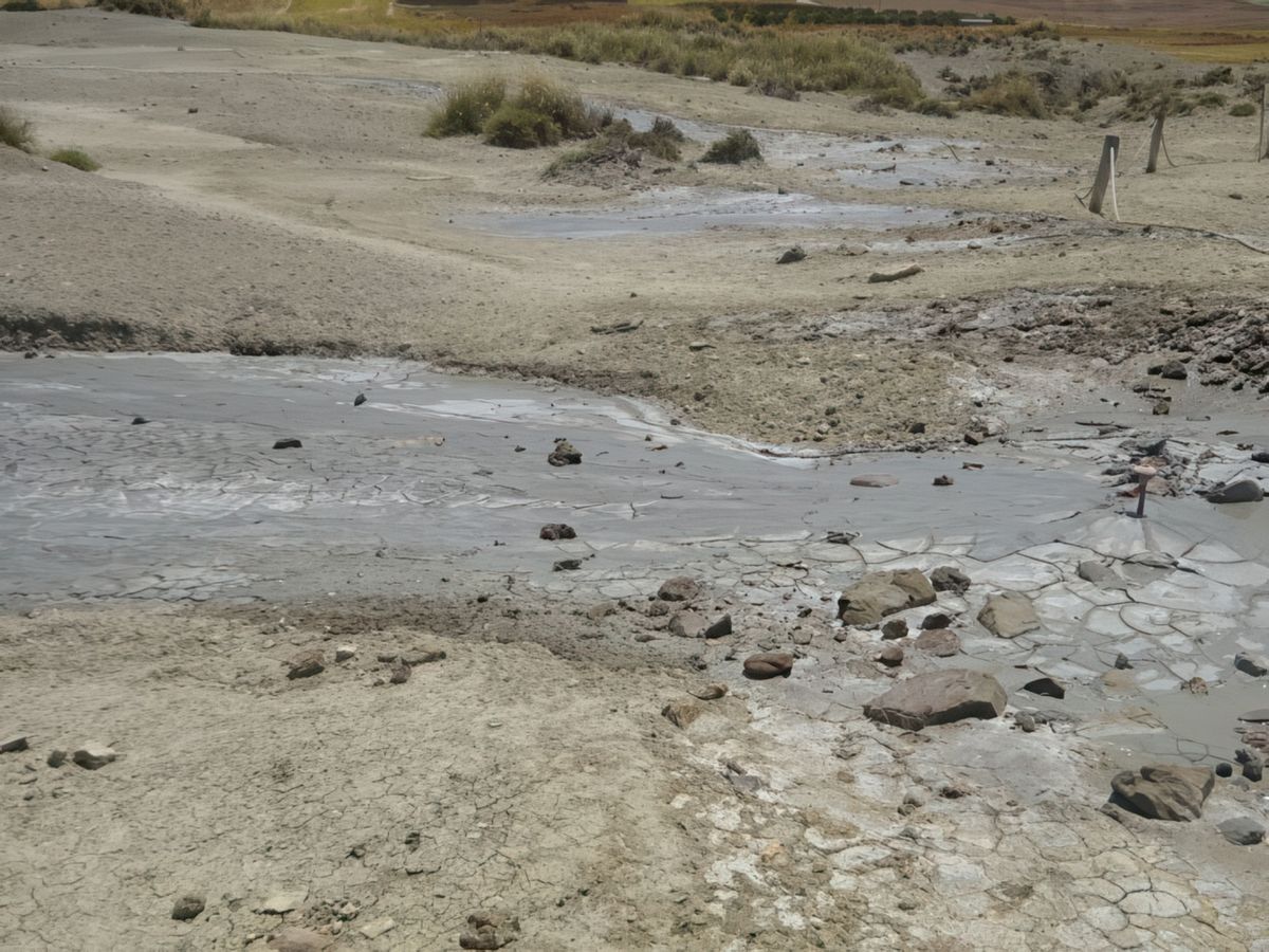 Volcans de boue du Macalube.