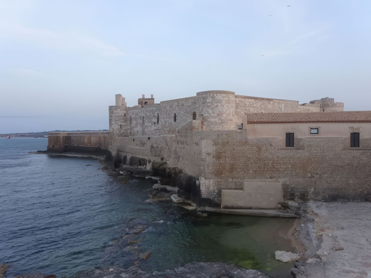 Syracuse: Castello Maniace.