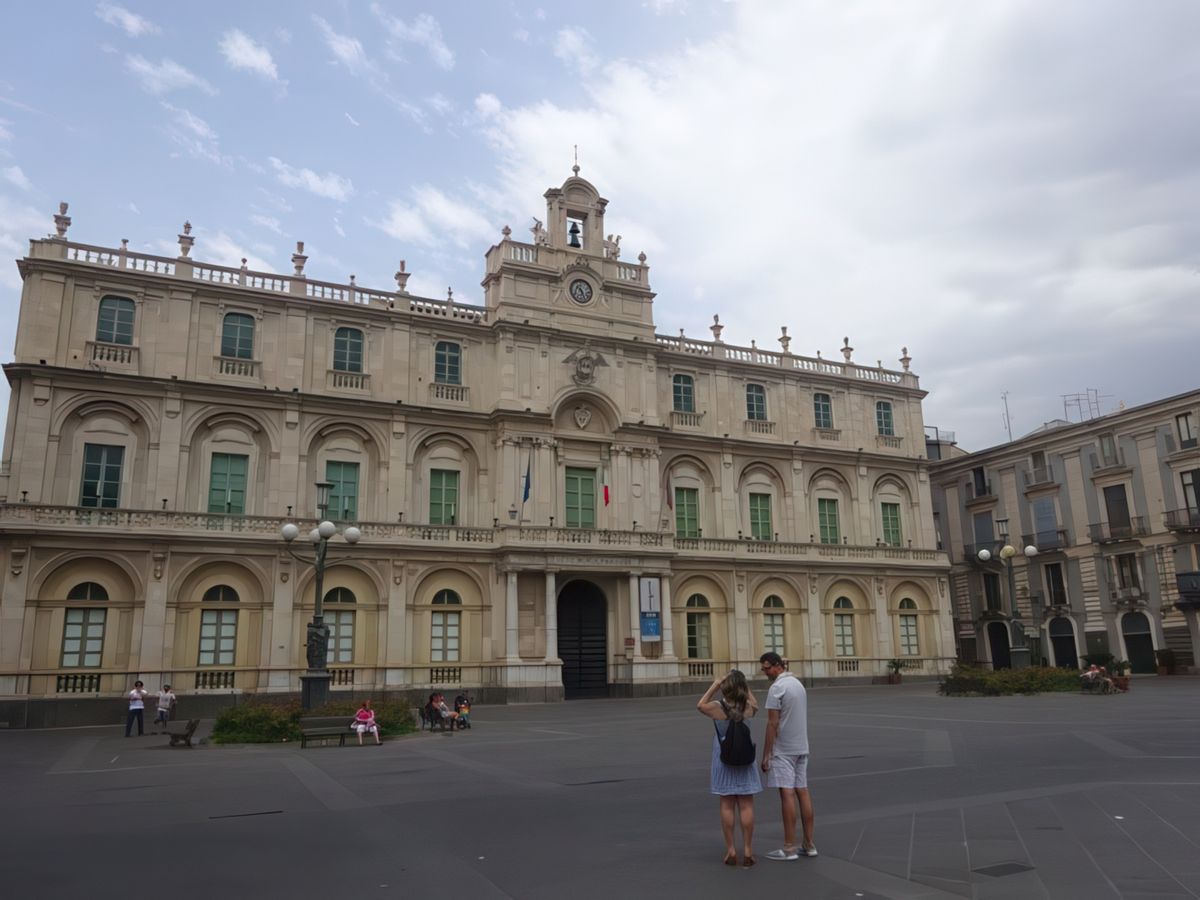 Catane: Piazza del Duomo.