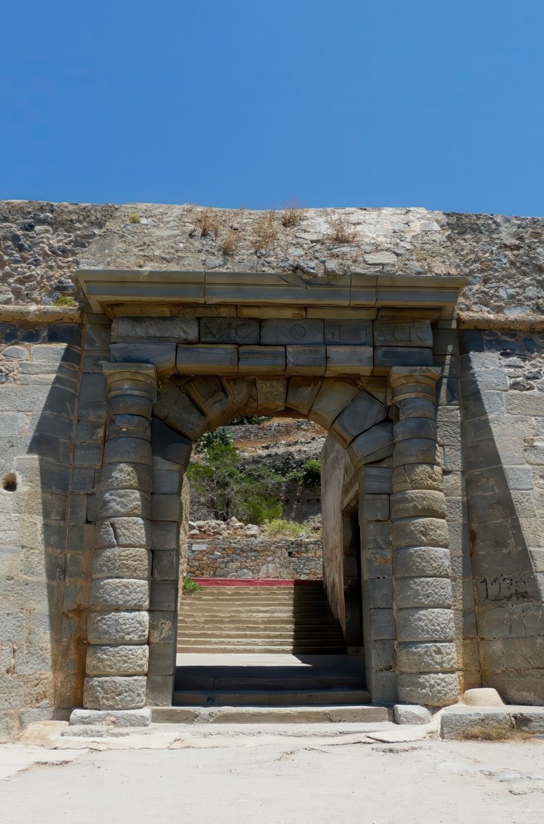 L'entrée initiale de l'embarcadère.