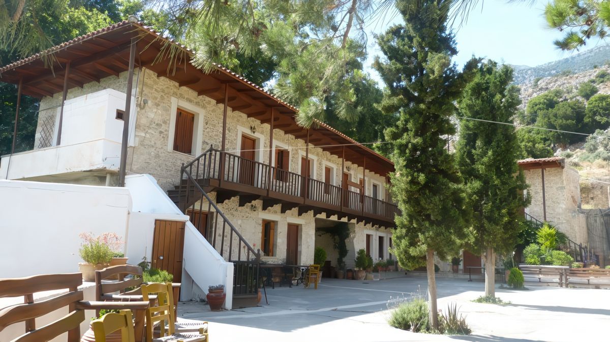 Les cellules des moines. Aujourd'hui, le monastère accueille une auberge de jeunesse.