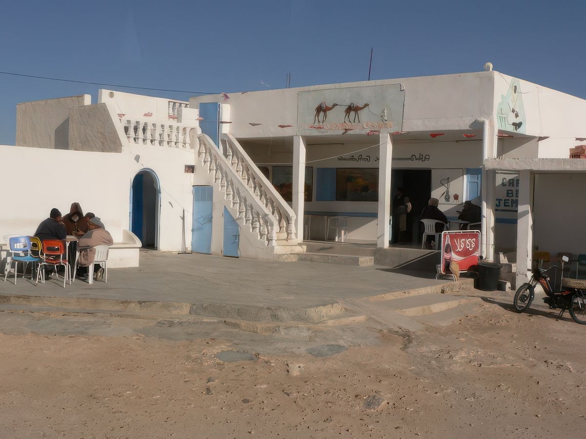 Une petite pause café à Matmata