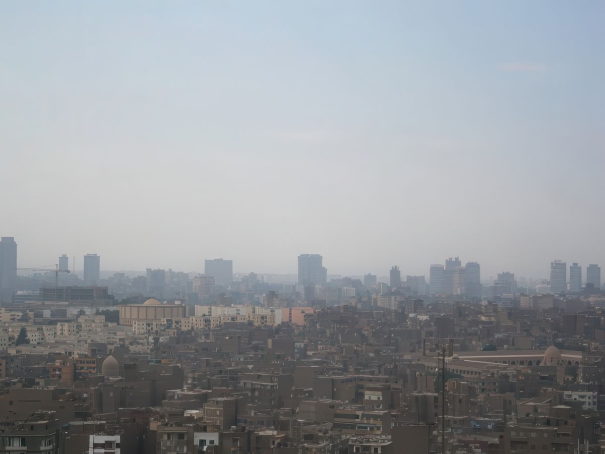 Le Caire en contrebas