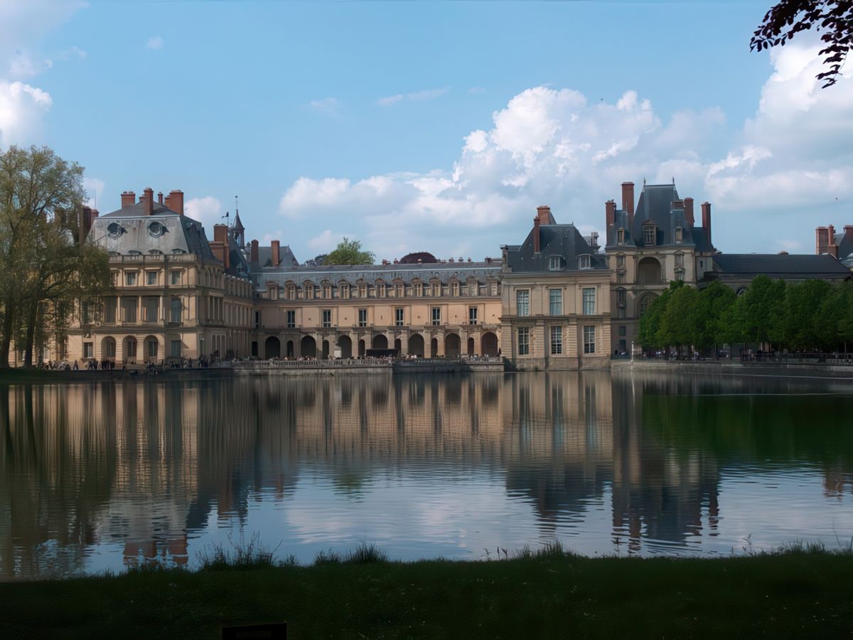 Les reflets de l'architecture du château