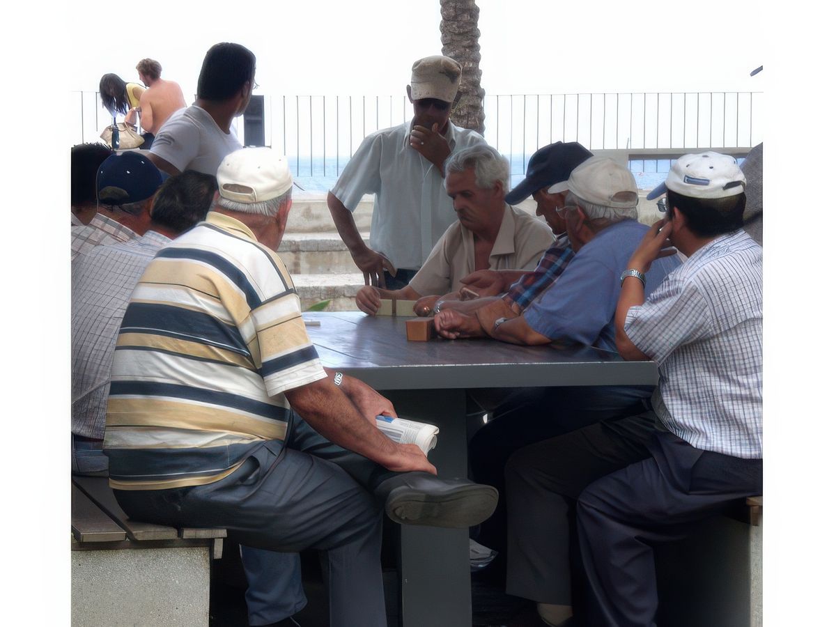 Joeurs de domino