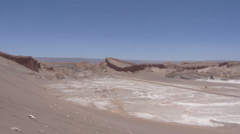La vallée de la Lune dans le désert d'Atacama