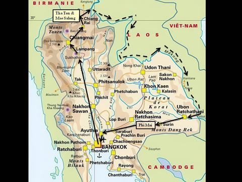 Voyage "sac à dos" en  Thaïlande de 2 mois (Juillet 2006) raconté par globe trotter