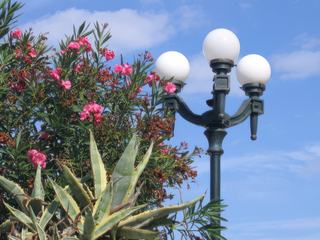 Lampadaire de l'île de Corfou - Grèce