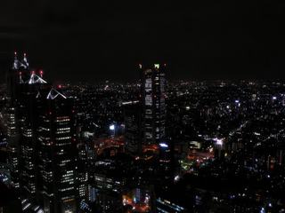Vue depuis la Mairie de Tokyo.