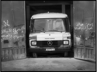 Notre moyen de transport au Garage à Chef Chaouen (Maroc)