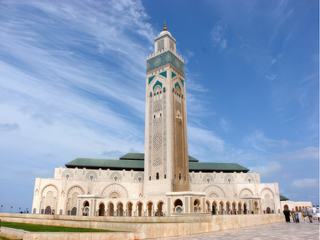 La grande mosquée à Rabat (Maroc)