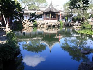 Le jardin du Maitre des filets à Shanghai (Chine).