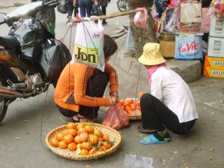 Lors d'un voyage au Vietnam.