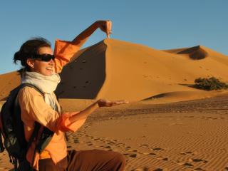 La plus haute dune de Merzouga - Maroc 2011