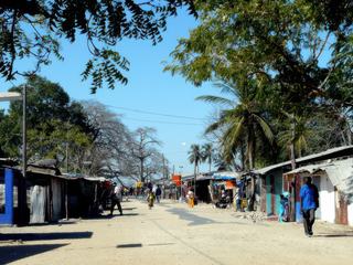 Sur la route, en arrivant dans le village d'Elinkine - Basse Casamance - Sénégal, ou la douceur d'un village d'Afrique