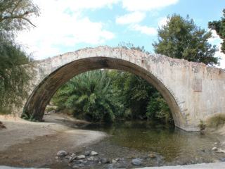 Pont Genois sur la route de Preveli en Crète