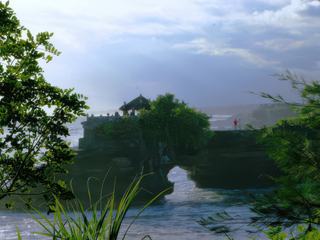 Tanah Lot, Bali..... Pont naturel....
