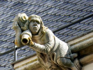 Gargouille de la cathédrale de Toul (Meurthe-et-Moselle) !