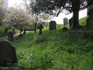 Un petit cimetière paisible dans la région du Lake District au nord de l'Angleterre. Cette photo a été prise la semaine dernière à Hawkshead lors d'un séjour rand dans la région.