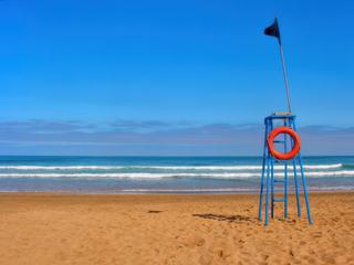 Plage Oued ekkem, région de Rabat (Maroc)