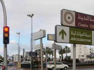 C'est bizarre de ne pas penser aux piétons - Ville de Rabat au Maroc