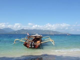 Bateau balinais, idéal pour partir en plongée.