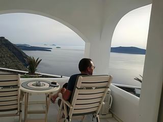 La baie de Santorin