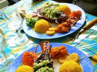 Petit "lolo" à Bouillante en Guadeloupe où nous avons dégusté une 1/2 langouste grillées. Ce fut un régal..