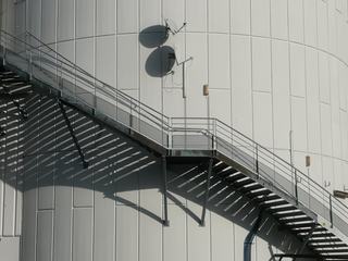 Photo prise dans le quartier de la Defense à Paris...